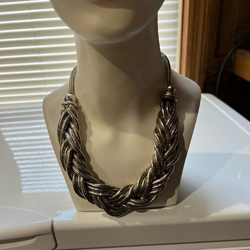 Bundle Sale 3 for $15 | Multi-Strand Silvertone Necklace | Unbranded